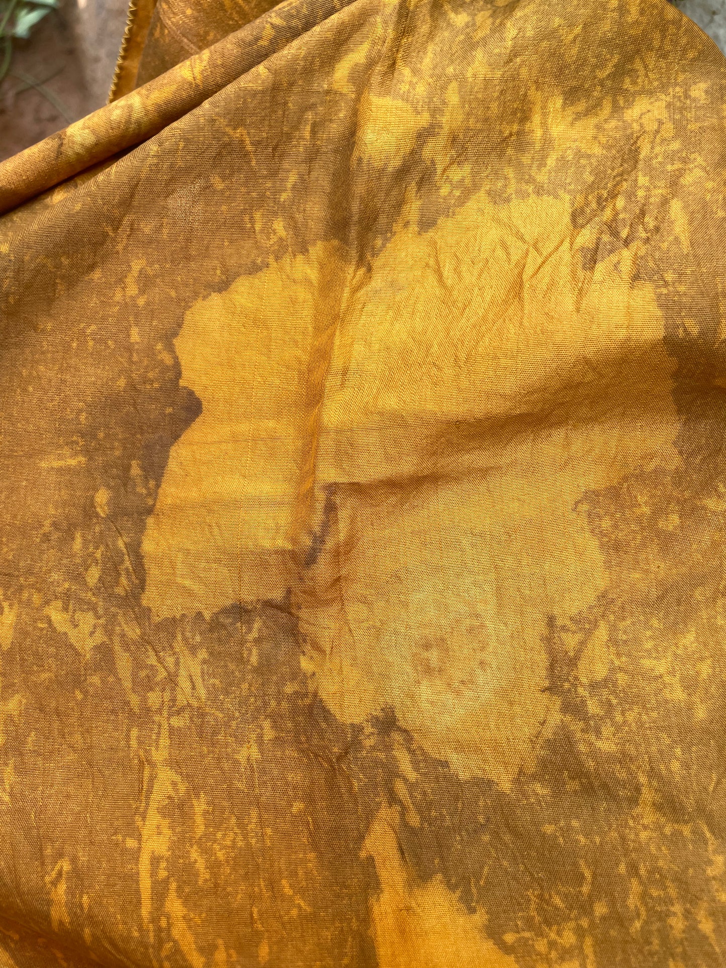 Liquid gold - Ecoprinted Bandana