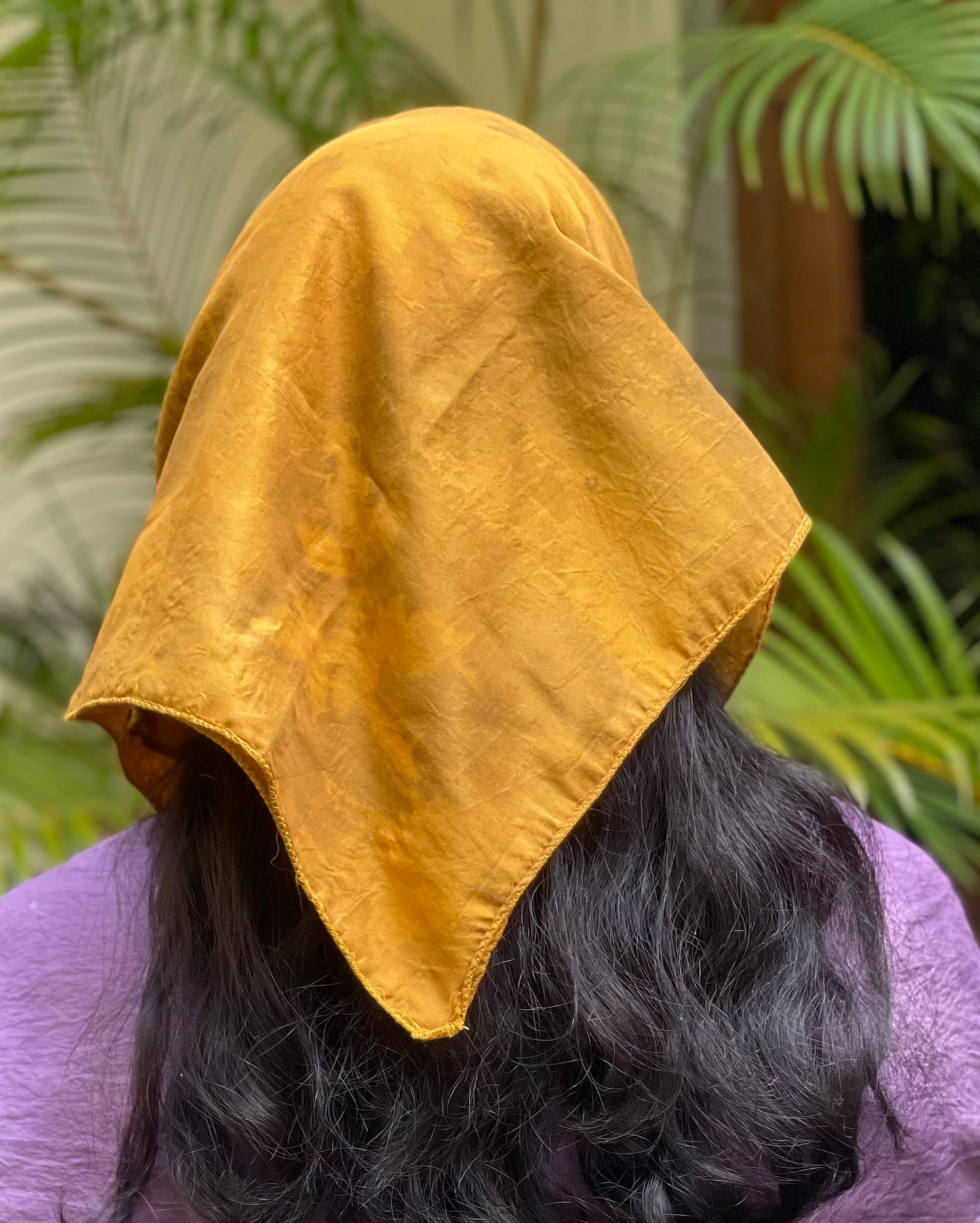 Liquid gold - Ecoprinted Bandana